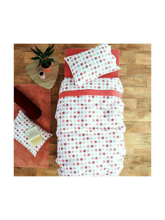 SB Home Stars Kinderbettbezug Einzel Baumwolle Pink 170x240cm