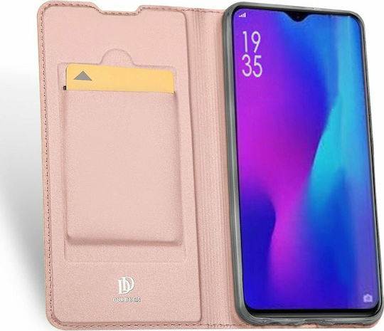 Dux Ducis Skin Pro Buchen Sie Synthetisches Leder Rose Gold (Huawei P30)