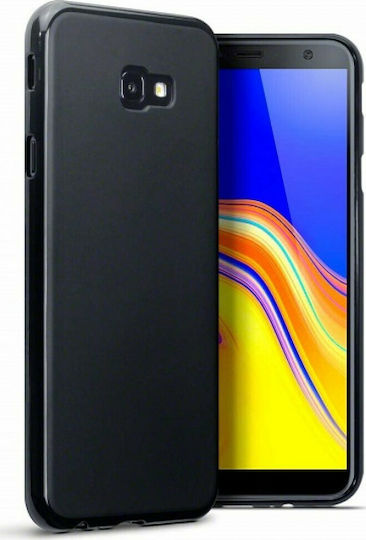 Hurtel Back Cover Σιλικόνης Μαύρο (Galaxy J4+)