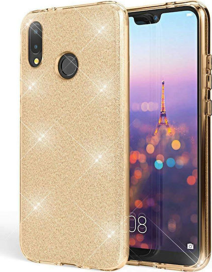 Back Cover Silicon Auriu (Huawei P20 Lite)