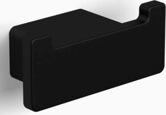 Langberger Series 123 Άγκιστρο Μπάνιου Διπλό με Βίδες 7x3cm Μαύρο Langberger Series 123 Άγκιστρο Μπάνιου Διπλό με Βίδες 7x3cm Μαύρο