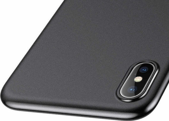 Baseus Wing Back Cover Silicone 0.45mm Black (iPhone XS Max)