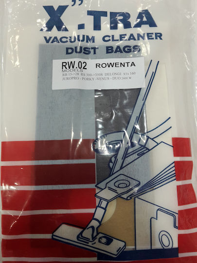 Πάνινες Σακούλες Σκούπας Rowenta Rw02 Rb01 Rb02