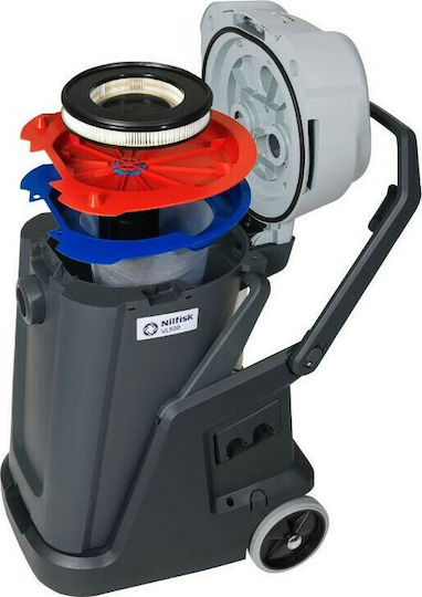Nilfisk VL500-75-2 BDF Staubsauger Flüssigkeiten / Feststoffe 2500W mit Kunststoff Behälter 75Es