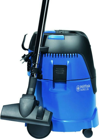 Nilfisk Aero 26-01 PC X Σκούπα Υγρών / Στερεών 1250W με Πλαστικό Κάδο 25lt