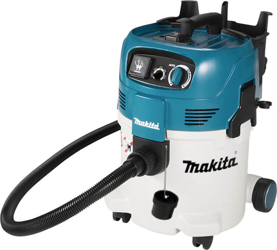 Makita Прахосмукачка За Течности / Твърди 1200W с Пластмаса Контейнер 30лт
