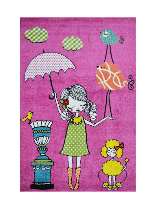 Tzikas Carpets 20715-055 Παιδικό Χαλί Φούξια 160x230cm