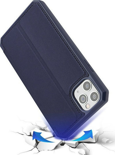 Dux Ducis Skin X Book Δερματίνης Navy Μπλε (iPhone 11 Pro)