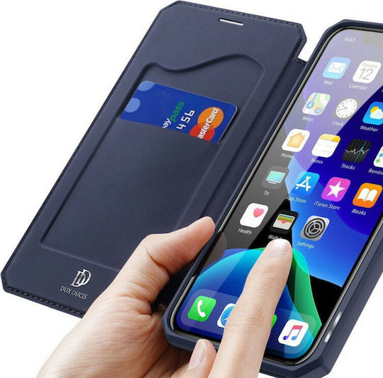 Dux Ducis Skin X Book Δερματίνης Navy Μπλε (iPhone 11 Pro)