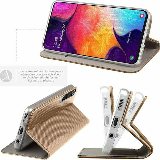 Smart Magnet Buchen Sie Synthetisches Leder Gold (Xiaomi Mi 10 / Mi 10 Pro)