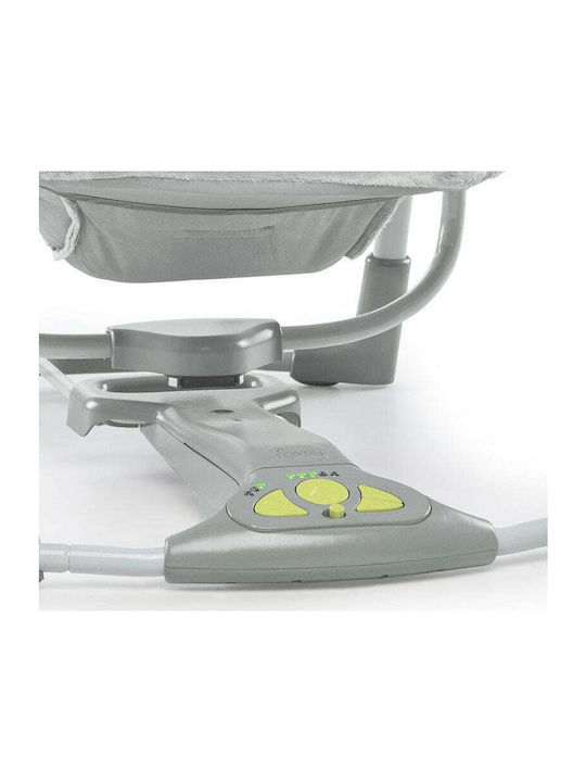 Bright Starts Manual Baby Relax Swing Swing 'n Go Portable Swing Hugs & Hoots with Music Green for Child up to 9kg