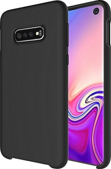 Senso Soft Touch Back Cover Silicone Black (Galaxy S10e) SESTSAMS10LB