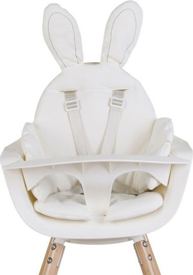 Childhome Κάλυμμα για Καρεκλάκι Φαγητού Rabbit White