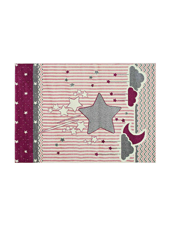 Madi Kids Cotton Rug D041A Stars 80x150cm 12mm