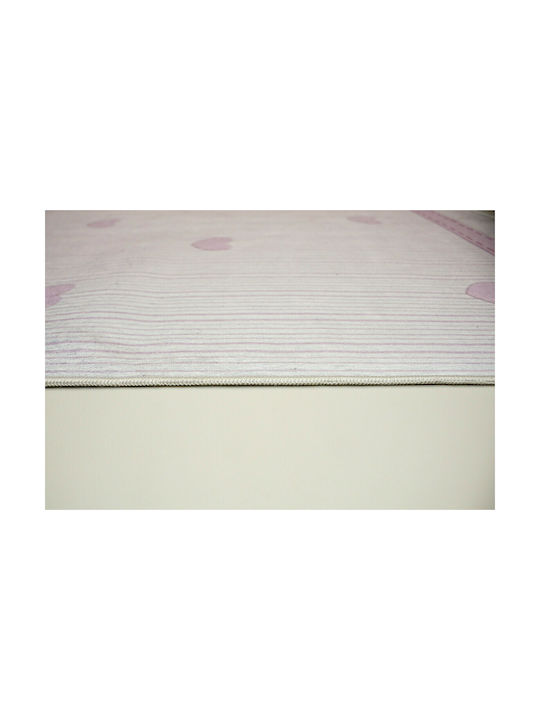 Tzikas Carpets Kids Synthetic Rug 73013-021 Hearts 160x230cm