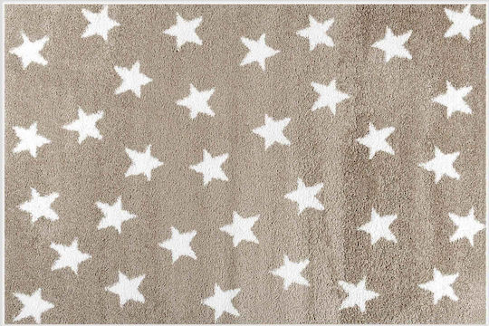 Newplan 1520X Kinder Teppich Sterne Beige 80x150cm
