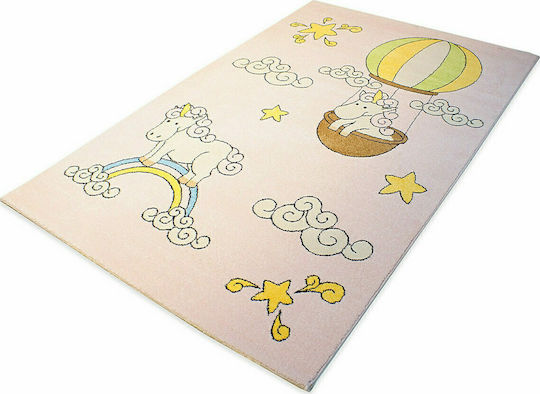 Pic Kinder Teppich Einhorn Rosa 160x230cm