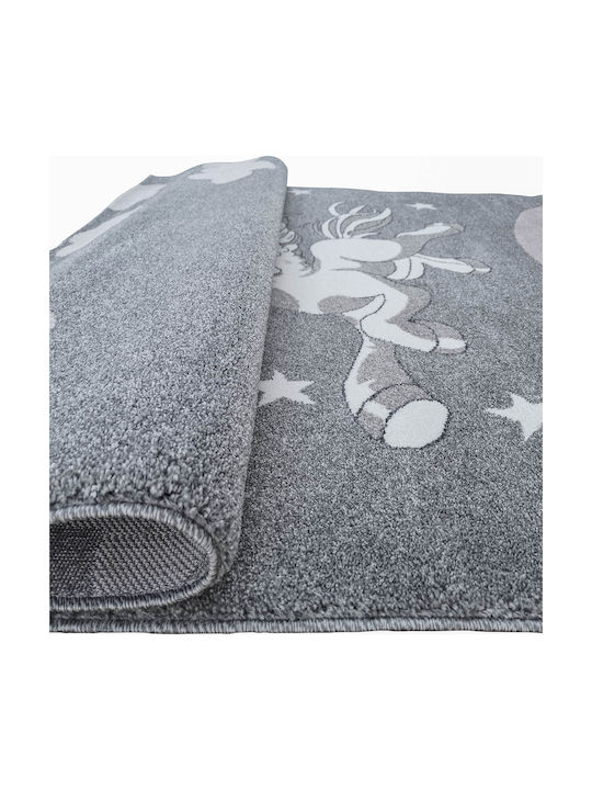 Polcarpet Star 2989 Детско килимче Еднорог Grey Pink 160x230см