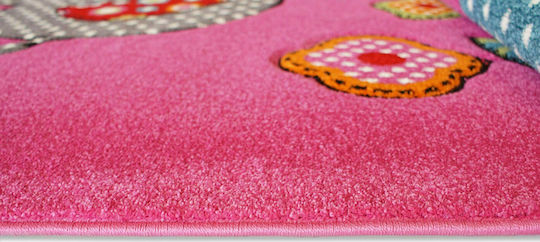 Tzikas Carpets 21077-055 Детско килимче Фуксия 160x230см Дебелина 13мм