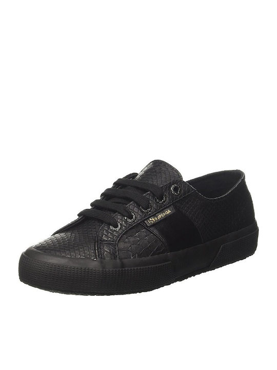 Superga 2750 Pusnakew Femei Sneakers Negre