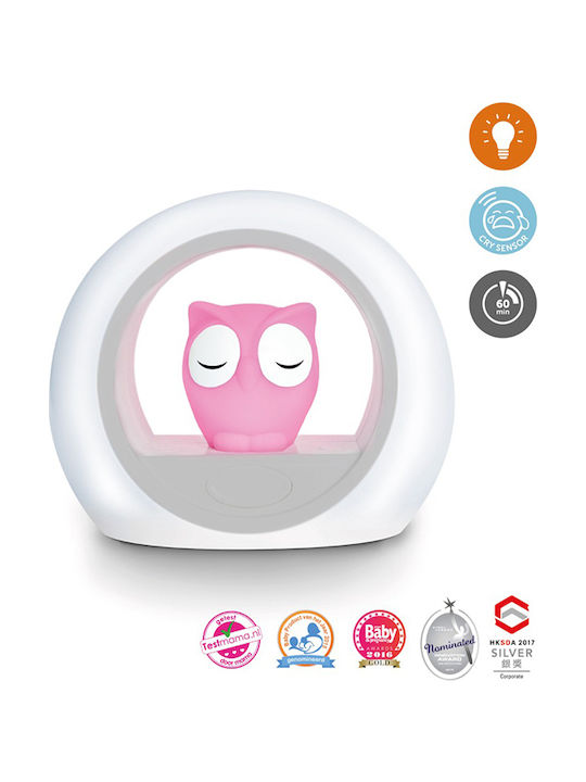 Zazu Kids Nursery Night Light Lou η Κουκουβάγια with Sensor