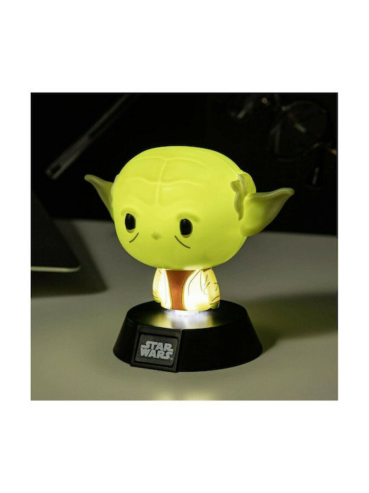 Paladone Lampă decorativă pentru copii Star Wars Yoda Verde 10εκ.