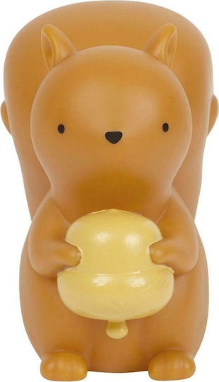 A Little Lovely Company Led Kids Decorative Lamp Squirrel Brown