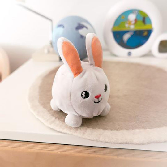 Pabobo Kinder Tischlampe Kinderdekoration Hase Rosa 11x8x12cm
