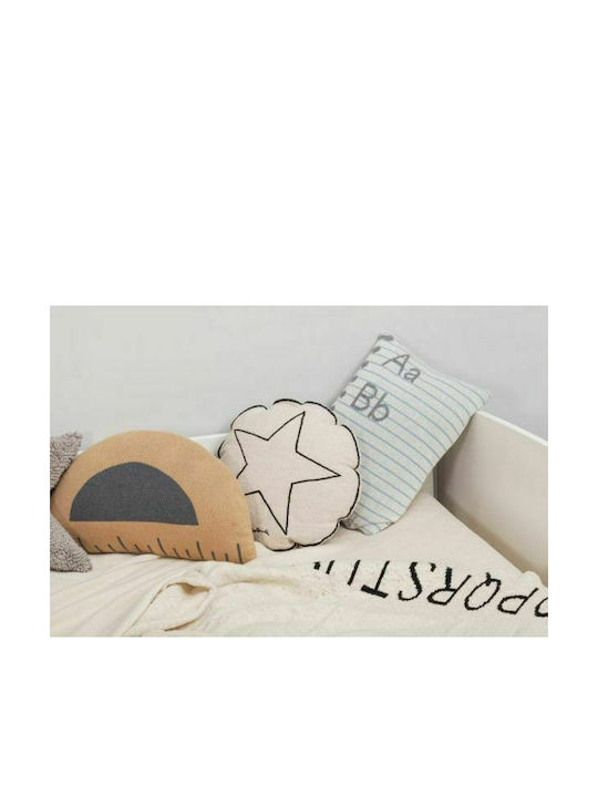 Lorena Canals Детска Декоративна Възглавница Notebook Бежова 30x45см