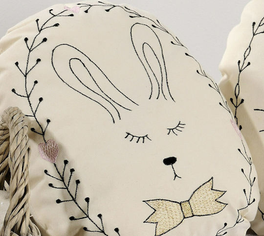 Down Town Home Kids Decorative Pillow Rabbit Beige 25x30cm