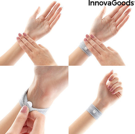 InnovaGoods Neikuan Nona Brățări Gri Pentru Combaterea Greței 2 Bucăți