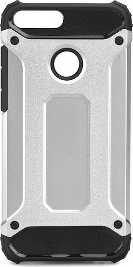 Forcell Enjoy 7S Back Cover Plastic Durable Silver (Huawei P Smart)