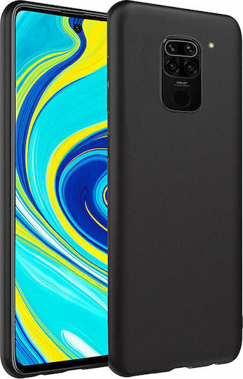 Back Cover Σιλικόνης Μαύρο (Redmi Note 9)