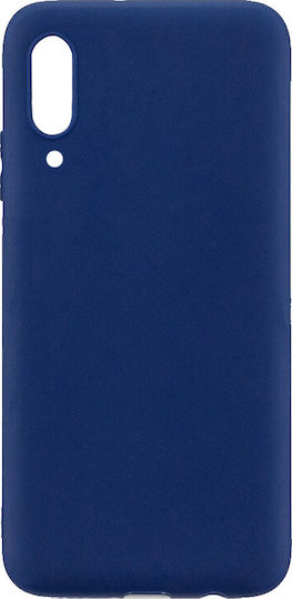 Umschlag Rückseite Silikon Blau (Redmi Note 8T)