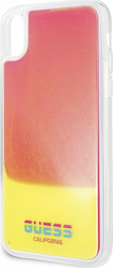 Guess Back Cover Πλαστικό Ροζ (iPhone X / Xs)