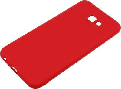 iNOS Silicone Back Cover Red (Galaxy J4+)