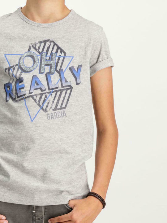Παιδικό T-shirt Γκρι T-Shirt 'Oh Really'