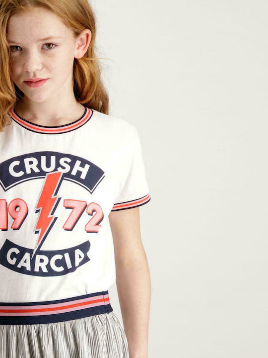 Παιδικό T-shirt Λευκό T-Shirt 'Crush Garcia'