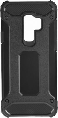 Hurtel Tough Armor Synthetic Back Cover Durable Black (Galaxy S9+)