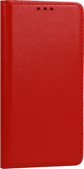Smart Magnet Buchen Sie Synthetisches Leder Rot (Redmi 9A / 9AT)
