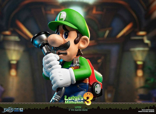 First 4 Figures Luigi's Mansion 3 Sammelbare Figur Luigi Figur 23cm