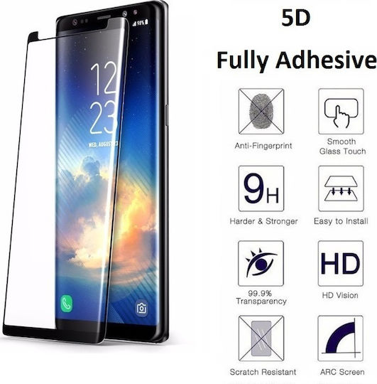 Blue Star 5D Full Glue Full Face Tempered Glass (Galaxy Note 9)