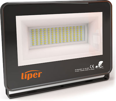 Liper Водоустойчив Фенер LED 100W Естествено Бяло IP66