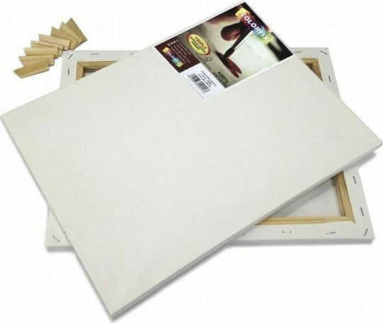 +Efo Καμβάς σε Τελάρο Λευκός Τετράγωνος 50x50εκ. 380gr/m² 1τμχ