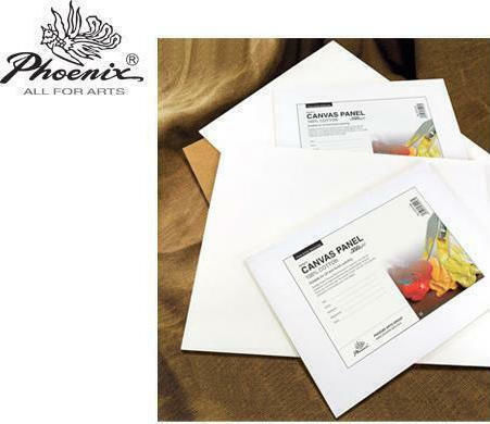 Phoenix Arts Καμβάς Καρτολίνο Λευκός Ορθογώνιος με Σφήνες 18x24εκ. 300gr/m² 1τμχ