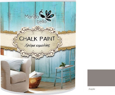 Mondobello Chalk Paint Χρώμα Κιμωλίας Ικαρία/Γκρι 750ml