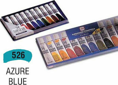 Royal Talens Gouache Extra Fine Quality Tempera Colour Paint Tube 20ml Blue 526