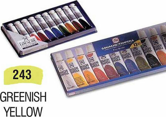 Royal Talens Extra Fine Tempera Paints Greenish Yellow 243 in Tube 20ml 1pcs