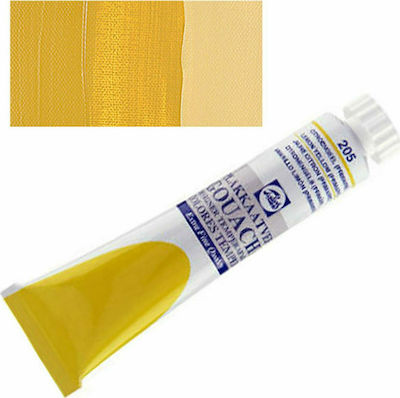 Royal Talens Gouache Extra Fine Quality Tempera Colour Paint Tube 20ml Yellow