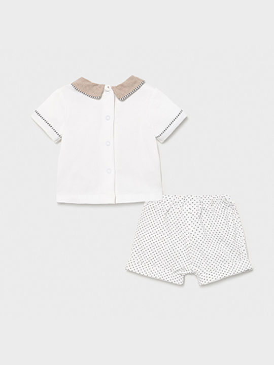 Mayoral Kids Set with Shorts Summer 2pcs White